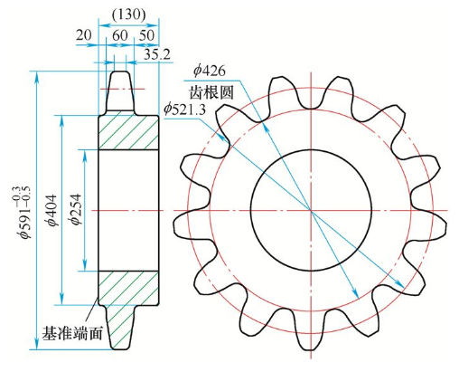 【兆恒機械】滲碳齒部有嚴(yán)重的貫穿型裂紋，何原因？